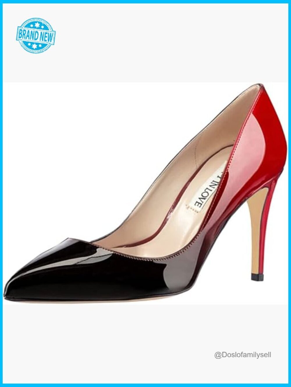 Stiletto Pumps 3.5" Heel Pointy Toe Classic Party Work Everyday Slip-On